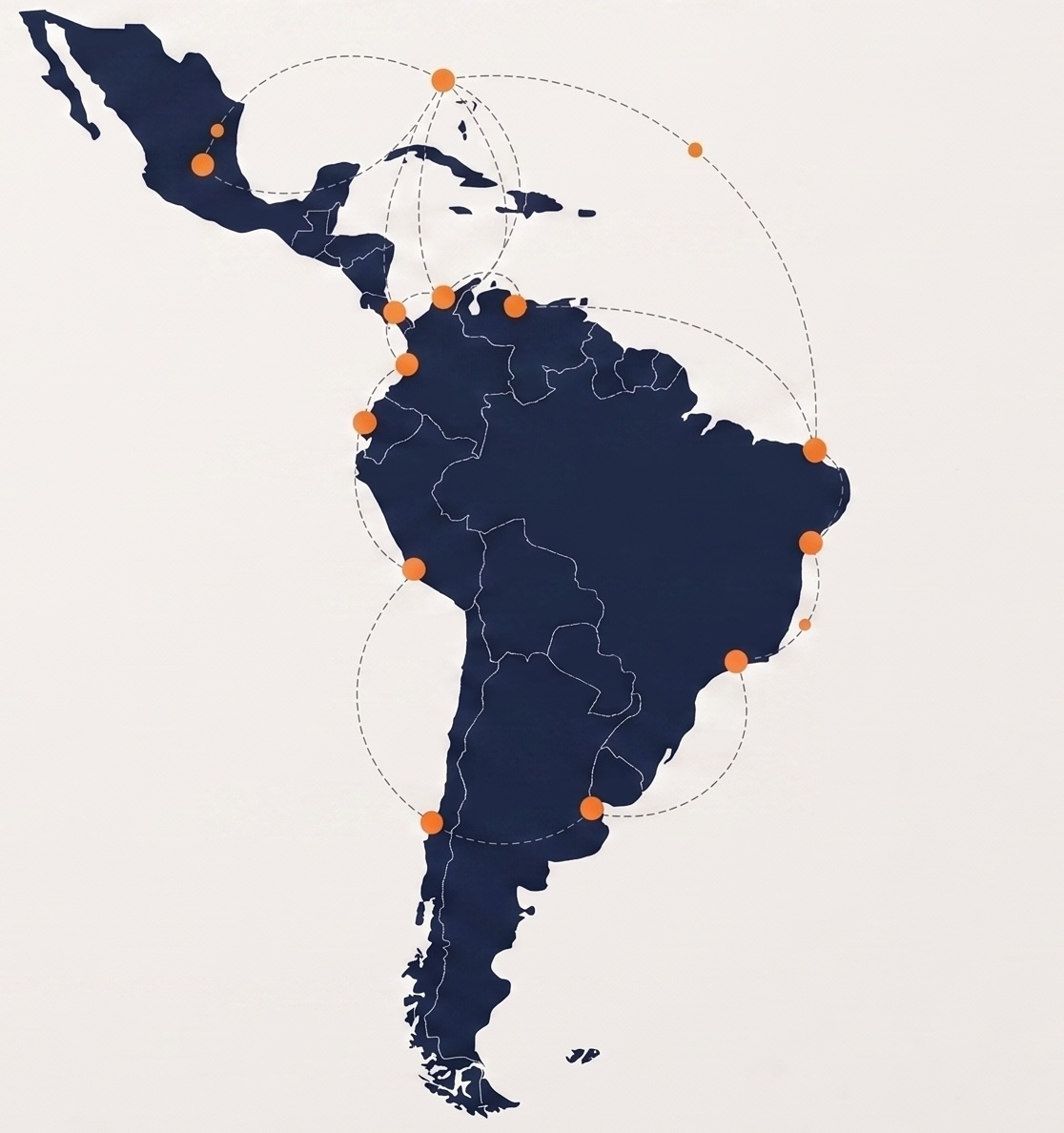 LATAM Connectivity Map